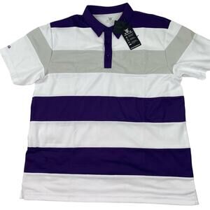 CHUCO Golf Executive Fore Men's Golf Polo Purple Size XL Skull Logo NWT